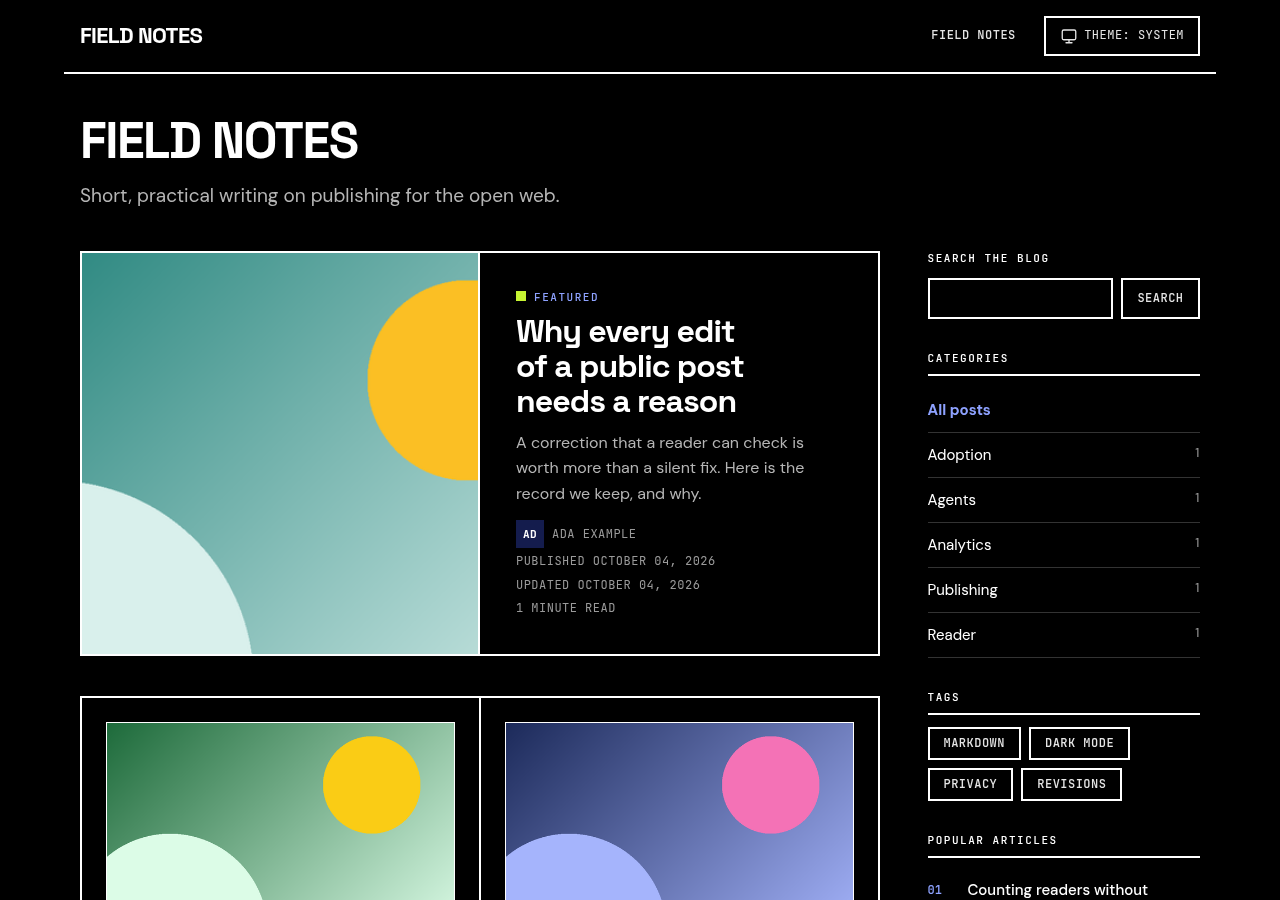 Ink preset in dark mode